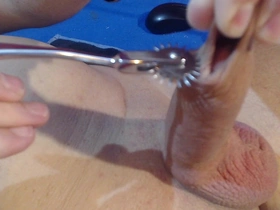 Cock Injection Punishment BDSM Needleplay Fetish Insertion Syringe Pump Saline Sounding Punishment