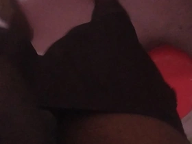 Tamil10inches BBC in Skinny Shorts