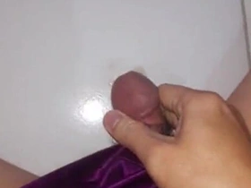 Express Cum In Satin Purple Shiny Mini Dress