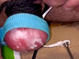 Estim Electro Cock Hot Wax Cum