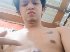 Got Horny for Stepdaddy and Let My Cock Explore! Pinoy Twink Masturbation and Cum