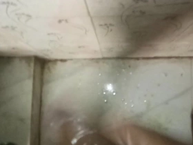 Penis massage with oil