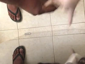 Masturbating with a High Heel Shoe
