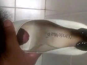Cum All Over the High Heel Shoe