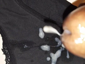 Cumshot on her panties Scene 5