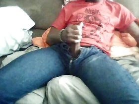 Couch Masturbation Pt 8 Front View Trying to Cum Good
