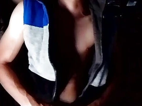 Beautiful Hole Playing Night at Home Alone in Modern Indian Wrestler