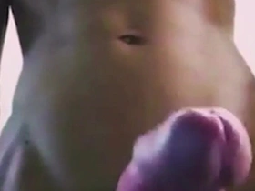 Sexy twinks in the understall of the public restroom