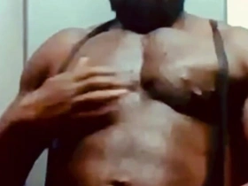 Black Bodybuilder Verbal Smoke & Cum
