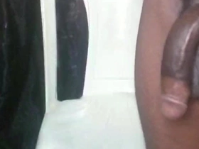 Jerking off My Nigerian BBC