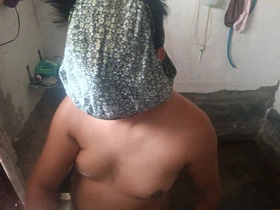Full Nude Show in Bathroom and Playing with Little Cock