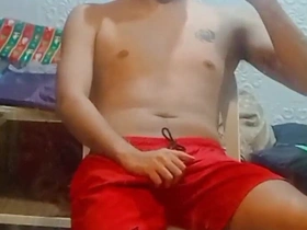 Santas Wanking Helper Inc. Cum Eating