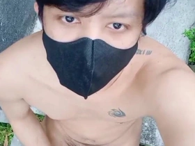 Kraken - Asia Gay Twink Is Masturbating on a Public Cemetery Ii