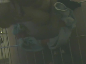 Slave in Cage Gets Anal Used
