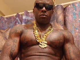 Big Black Hairy Cock Worship Hallelujah Johnson (King of Sorrow) Tall Dark Chocolate Muscles Tattoos Hairy BBC Hallelujah Johnso