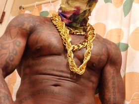 BBC Worship Hallelujah Johnson (I Planned it Out) Tall Dark Chocolate Muscles Tattoos Hairy BBC Hallelujah Johnson Masturbating