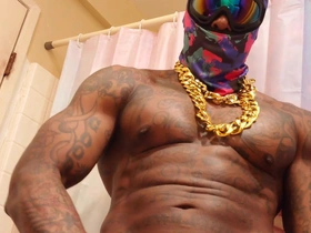 BBC Worship Hallelujah Johnson (Solider Of Love) Tall Dark Chocolate Muscles Tattoos Hairy BBC Hallelujah Johnson Masturbating