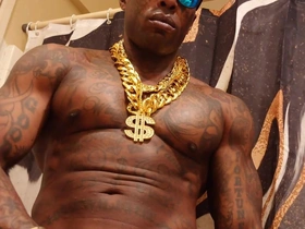 Tall Dark Chocolate Muscles Tattoos Hairy BBC Hallelujah Johnson Masturbation