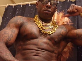 BBC Worship Hallelujah Johnson (Honor My Name) Tall Dark Chocolate Muscles Tattoos Hairy BBC Hallelujah Johnson Masturbating sol