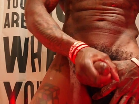 Worship Hallelujah Johnson, Y'all keep sucking this dick, Tall Dark Chocolate Muscles Tattoos Hairy BBC