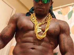 Big Black Hairy Cock Worship Hallelujah Johnson (Deja Vu) Tall Dark Chocolate Muscles Tattoos Hairy BBC Hallelujah Johnson Mastu