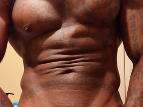 BBC Worship Hallelujah Johnson ( Can I Take You Home ) Tall Dark Chocolate Muscles Tattoos Hairy BBC Hallelujah Johnson
