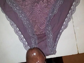 Cumshot on Her Panties - Part 10