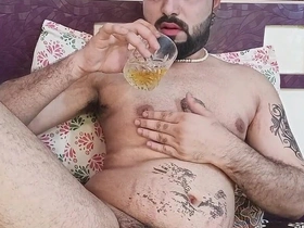 Cum Swallow and Pee Tasting Dilo Fuck