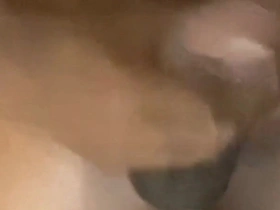 Swinging Stroking My Huge Black Dick Squirting