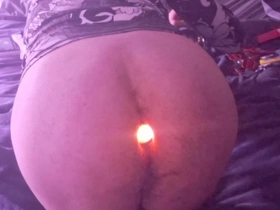 Color Light Vibrating Anal Plug