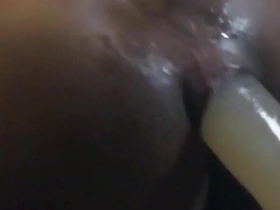 Extreme Huge Dildo Super Slow Motion Riding Twink