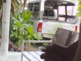 Hostel Smoking Area
