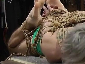 Nicky Bound to Table with Gag