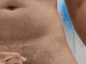 Sexy Stepdaddy in the Bath with Horny Cock.