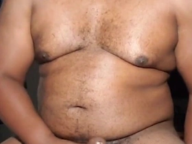 Intense Orgasm of a Black Cock
