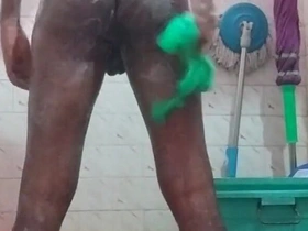 Tamil10inchesbbc Sexy Home Bath Session