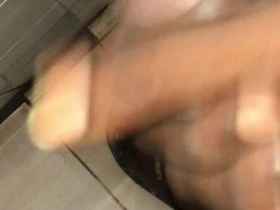 Lankan New Big Dick Cock Handjob in Toilet Master Handjob for Toilet