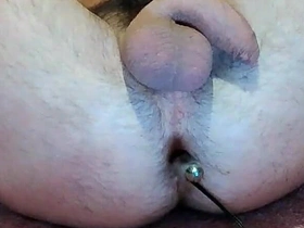 Electrocuting My Prostate Nonstop for Multiple Painful Orgasms