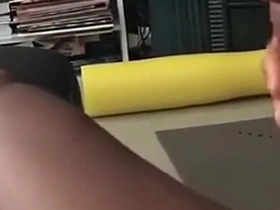Stroking my fat dick cumming so hard