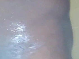 Nata4sex solo play in steaming hot bath